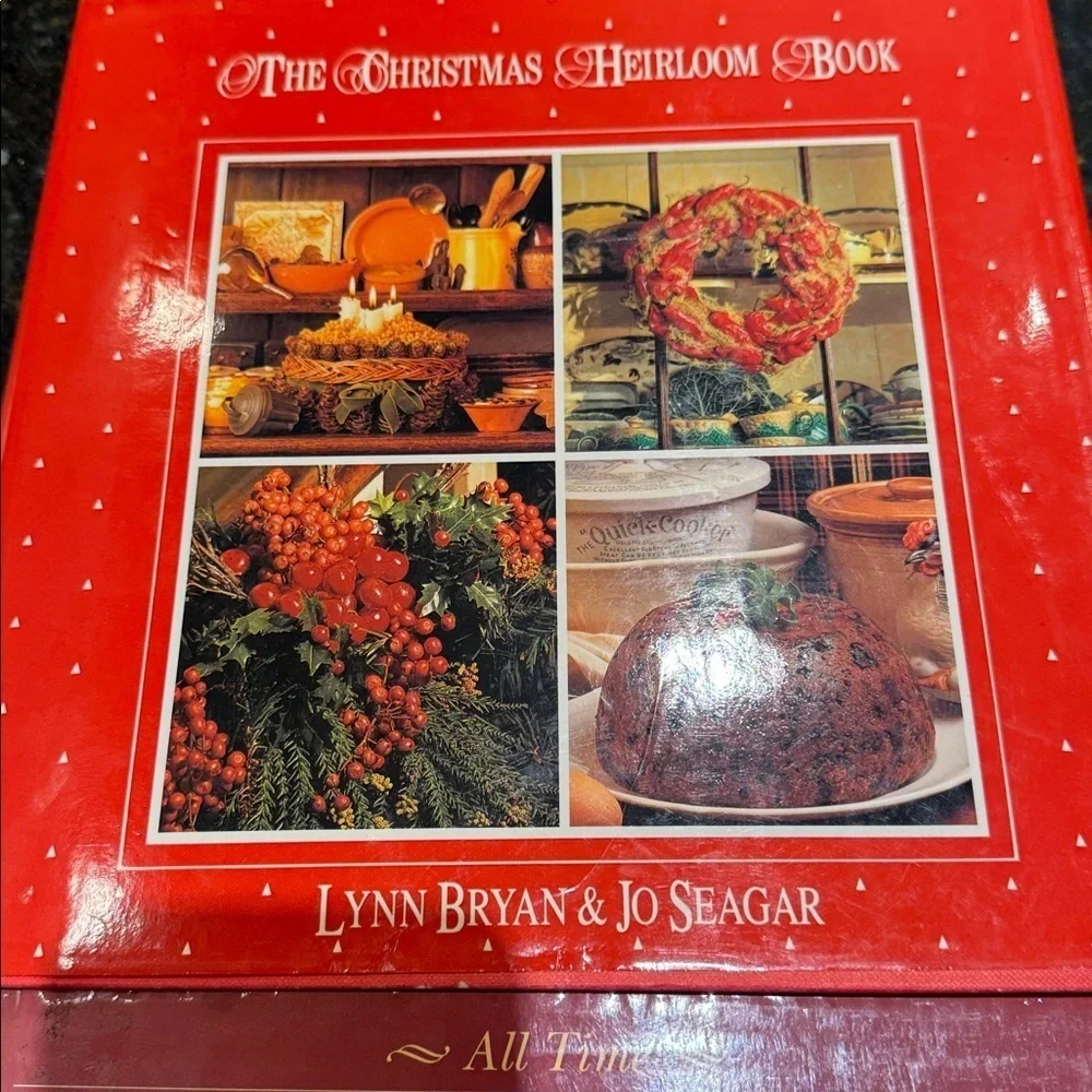 Vintage Country Christmas Cookbook and Christmas Heirloom Book